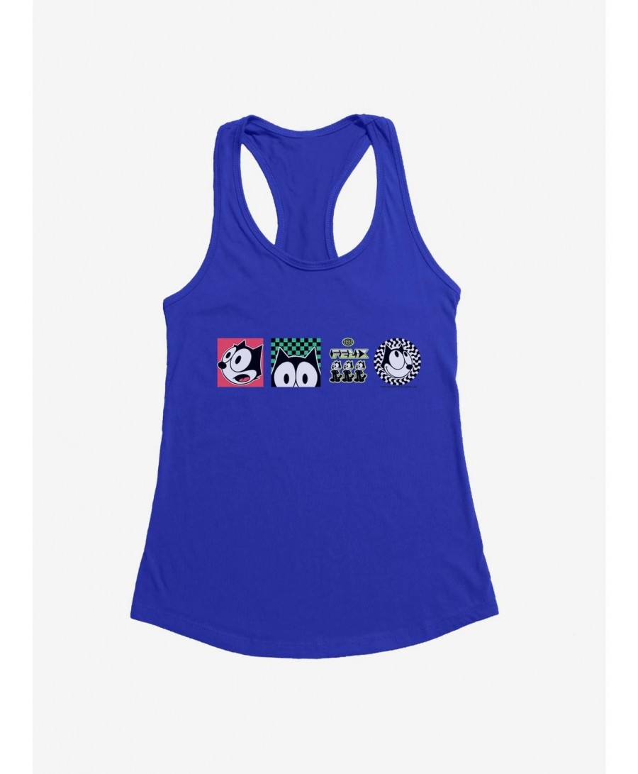 Clearance Felix The Cat Graphic Tiles Girls Tank $8.76 Tanks