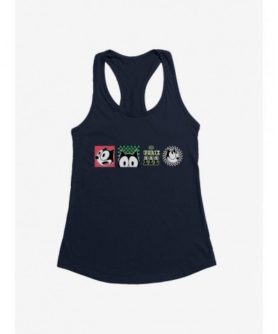 Clearance Felix The Cat Graphic Tiles Girls Tank $8.76 Tanks