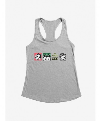 Clearance Felix The Cat Graphic Tiles Girls Tank $8.76 Tanks