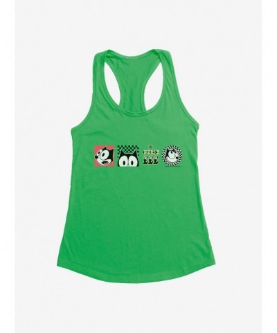 Clearance Felix The Cat Graphic Tiles Girls Tank $8.76 Tanks