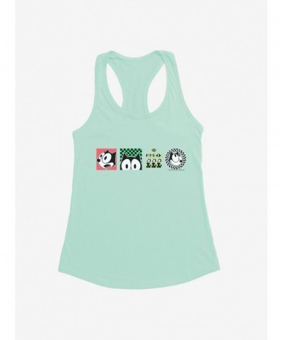 Clearance Felix The Cat Graphic Tiles Girls Tank $8.76 Tanks