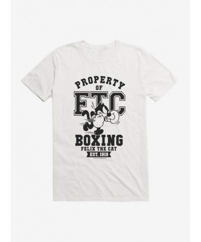 Flash Sale Felix The Cat Property of FTC Boxing T-Shirt $6.12 T-Shirts