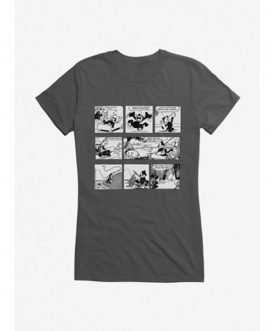 Low Price Felix The Cat Relaxing Day Comic Strip Girls T-Shirt $6.97 T-Shirts