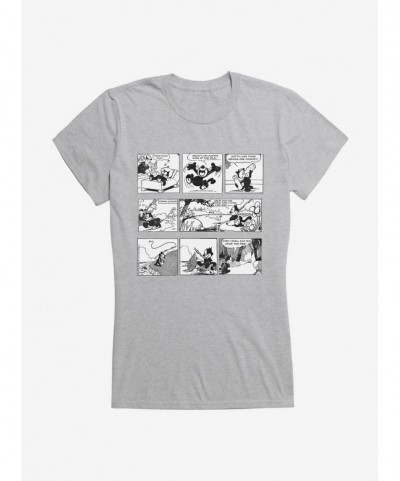 Low Price Felix The Cat Relaxing Day Comic Strip Girls T-Shirt $6.97 T-Shirts