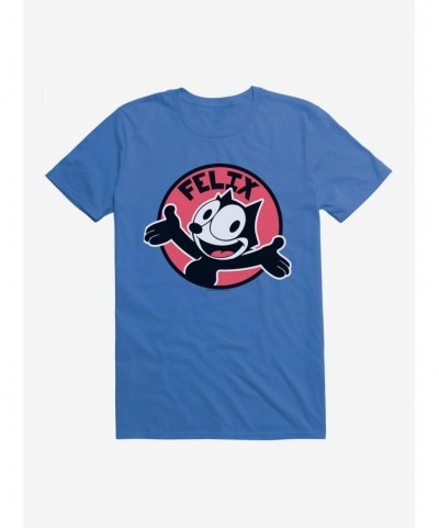 Seasonal Sale Felix The Cat Happy Smiles Sticker Graphic T-Shirt $6.50 T-Shirts