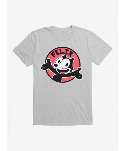 Seasonal Sale Felix The Cat Happy Smiles Sticker Graphic T-Shirt $6.50 T-Shirts