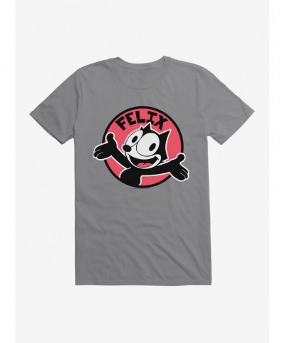 Seasonal Sale Felix The Cat Happy Smiles Sticker Graphic T-Shirt $6.50 T-Shirts