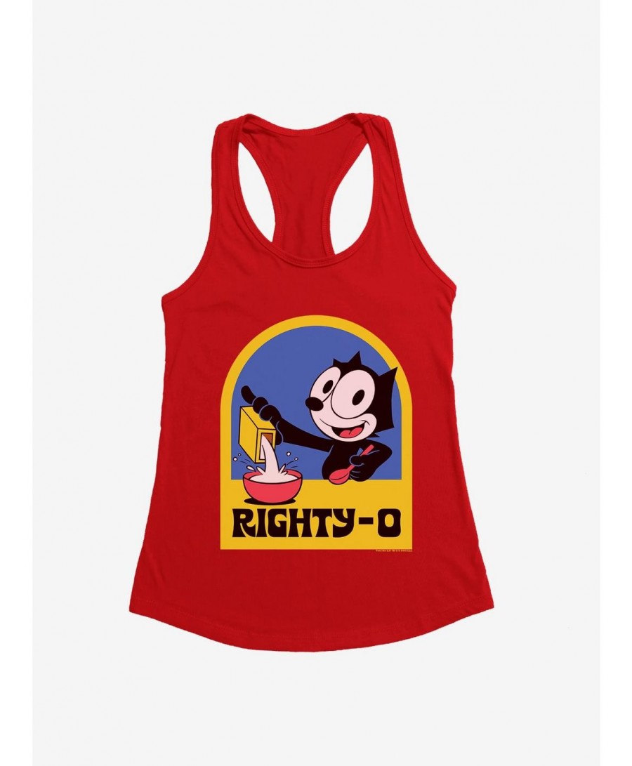 Best Deal Felix The Cat Righty-O Girls Tank $9.76 Tanks