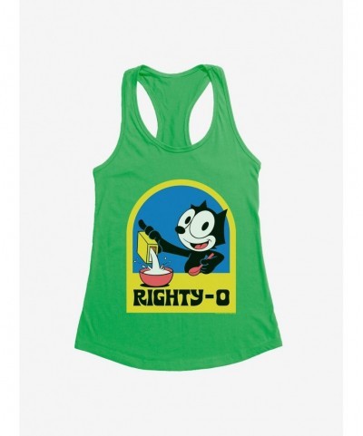 Best Deal Felix The Cat Righty-O Girls Tank $9.76 Tanks