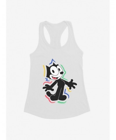 Limited-time Offer Felix The Cat 90s Highlights Girls Tank $5.98 Tanks