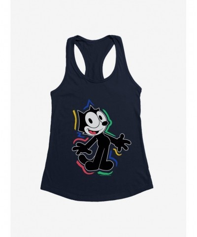 Limited-time Offer Felix The Cat 90s Highlights Girls Tank $5.98 Tanks