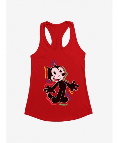 Limited-time Offer Felix The Cat 90s Highlights Girls Tank $5.98 Tanks