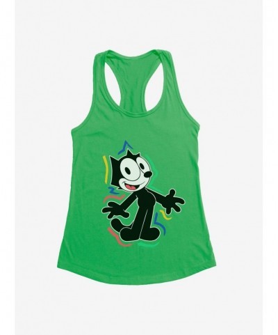 Limited-time Offer Felix The Cat 90s Highlights Girls Tank $5.98 Tanks