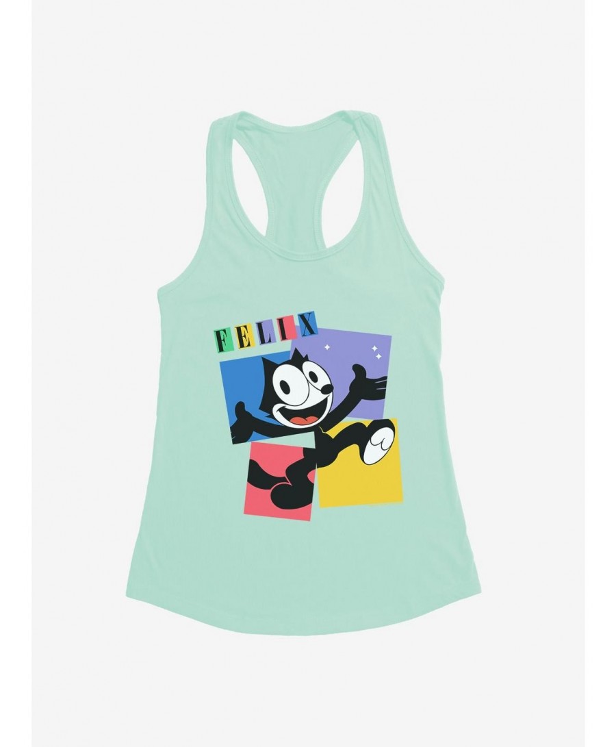 Unique Felix The Cat Box Graphic Girls Tank $6.97 Tanks