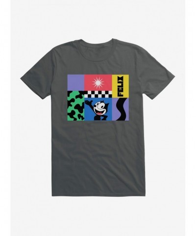 Cheap Sale Felix The Cat 90s Graphic Collage T-Shirt $8.99 T-Shirts