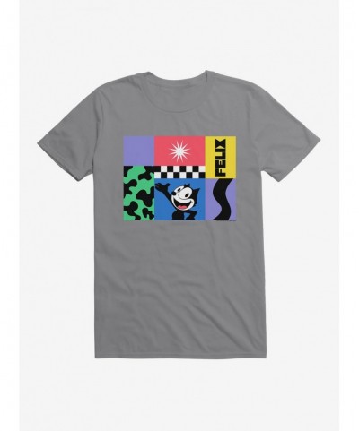 Cheap Sale Felix The Cat 90s Graphic Collage T-Shirt $8.99 T-Shirts