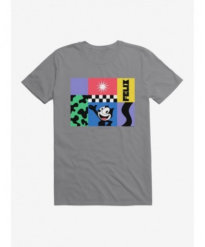 Cheap Sale Felix The Cat 90s Graphic Collage T-Shirt $8.99 T-Shirts