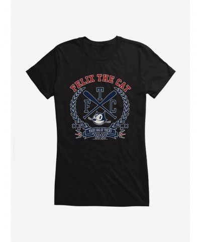 Premium Felix The Cat Magic Bag Of Tricks Girls T-Shirt $9.76 T-Shirts