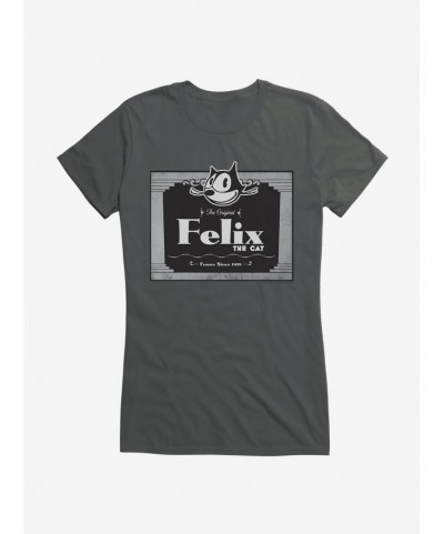 Sale Item Felix The Cat The Original Movie Cat Girls T-Shirt $8.17 T-Shirts