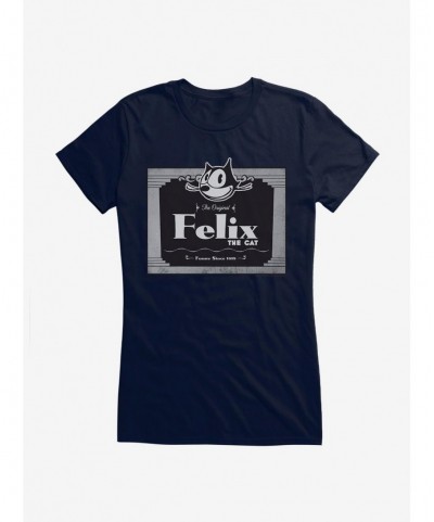 Sale Item Felix The Cat The Original Movie Cat Girls T-Shirt $8.17 T-Shirts