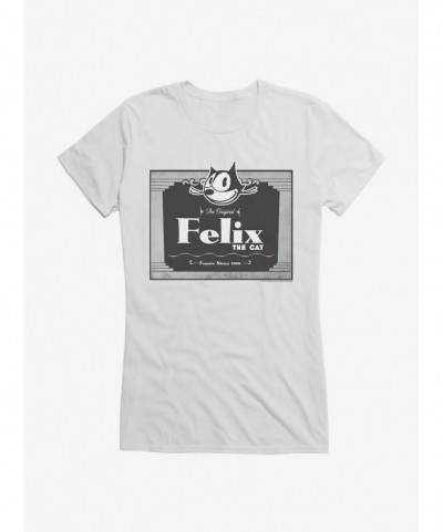 Sale Item Felix The Cat The Original Movie Cat Girls T-Shirt $8.17 T-Shirts