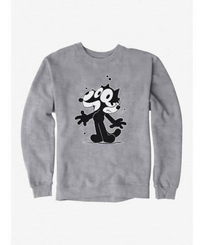 Hot Selling Felix The Cat Split Personality Sweatshirt $11.22 Sweatshirts