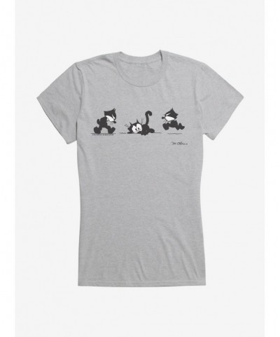 Value for Money Felix The Cat Worried Faces Girls T-Shirt $8.37 T-Shirts