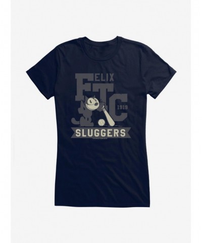 Discount Felix The Cat Sluggers Baseball Girls T-Shirt $6.57 Others