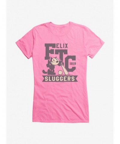 Discount Felix The Cat Sluggers Baseball Girls T-Shirt $6.57 Others