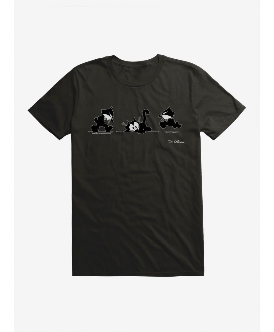 Premium Felix The Cat Worried Faces T-Shirt $9.18 T-Shirts