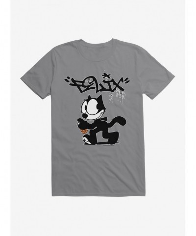 Hot Selling Felix The Cat Spray Painting Felix T-Shirt $7.84 T-Shirts