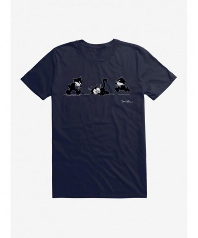 Premium Felix The Cat Worried Faces T-Shirt $9.18 T-Shirts