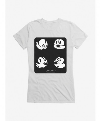 Exclusive Felix The Cat Boxed Faces Girls T-Shirt $9.96 T-Shirts