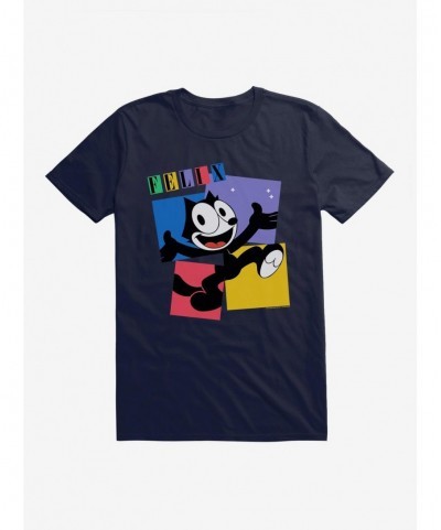 Hot Selling Felix The Cat Box Graphic T-Shirt $7.65 T-Shirts