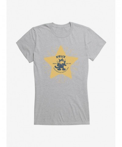 Exclusive Price Felix The Cat Star Logo Girls T-Shirt $9.96 T-Shirts