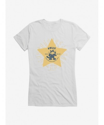 Exclusive Price Felix The Cat Star Logo Girls T-Shirt $9.96 T-Shirts