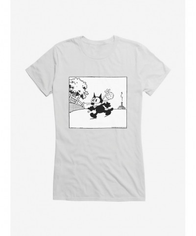 Absolute Discount Felix The Cat Packed Up Girls T-Shirt $5.98 T-Shirts