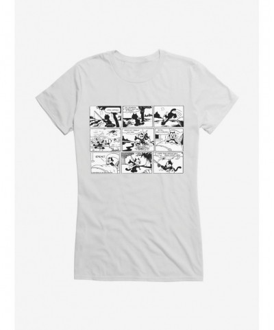 Limited Time Special Felix The Cat Time To Fish Girls T-Shirt $7.17 T-Shirts