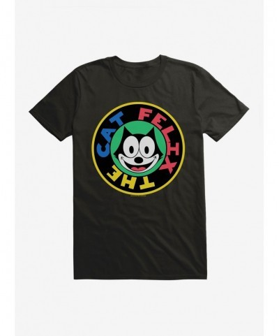 Hot Sale Felix The Cat 90s Sticker Graphic T-Shirt $8.80 T-Shirts