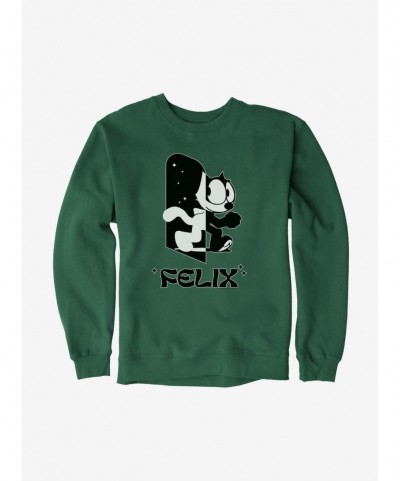 High Quality Felix The Cat Black and White Sweatshirt $11.51 Sweatshirts