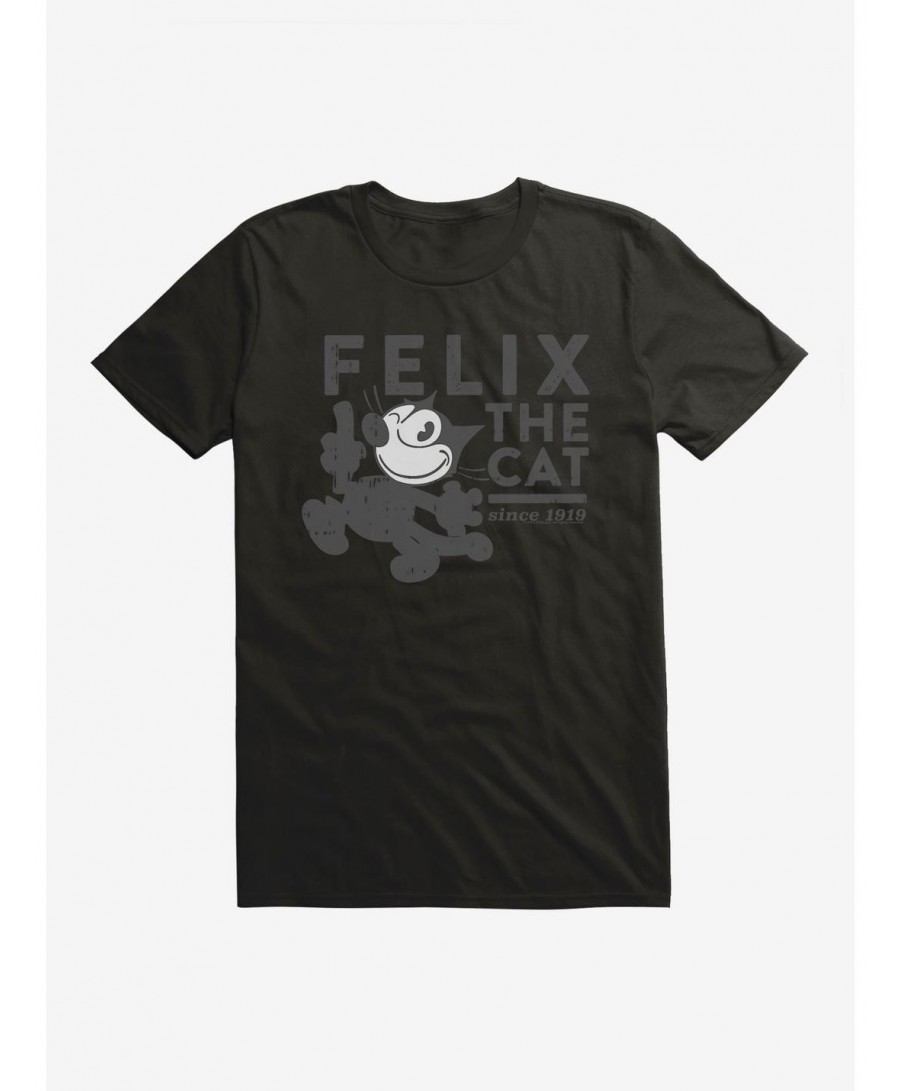 Sale Item Felix The Cat Distressed Logo T-Shirt $9.56 T-Shirts