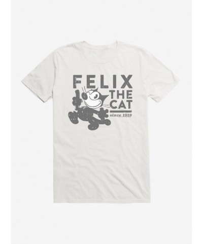 Sale Item Felix The Cat Distressed Logo T-Shirt $9.56 T-Shirts