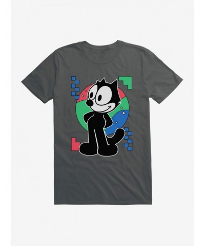 Exclusive Price Felix The Cat Diamond Stars Portrait T-Shirt $5.74 T-Shirts