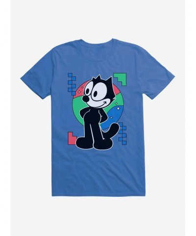 Exclusive Price Felix The Cat Diamond Stars Portrait T-Shirt $5.74 T-Shirts