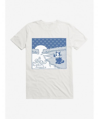 Bestselling Felix The Cat Duck Pond T-Shirt $6.88 T-Shirts