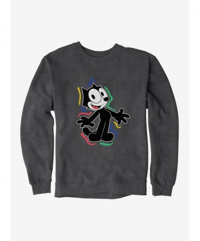 Discount Sale Felix The Cat 90s Highlights Sweatshirt $10.04 Sweatshirts