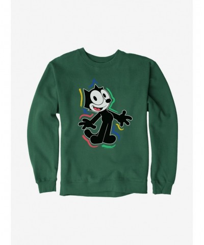 Discount Sale Felix The Cat 90s Highlights Sweatshirt $10.04 Sweatshirts