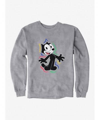 Discount Sale Felix The Cat 90s Highlights Sweatshirt $10.04 Sweatshirts