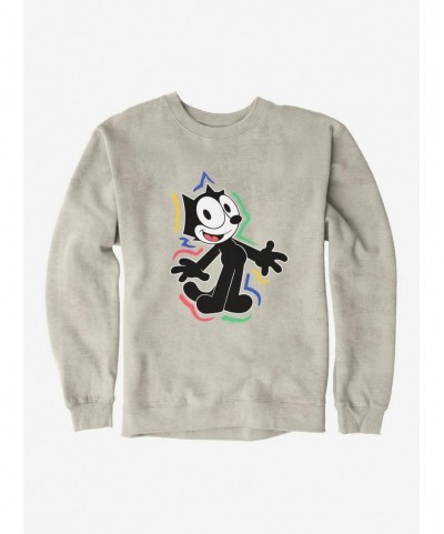 Discount Sale Felix The Cat 90s Highlights Sweatshirt $10.04 Sweatshirts