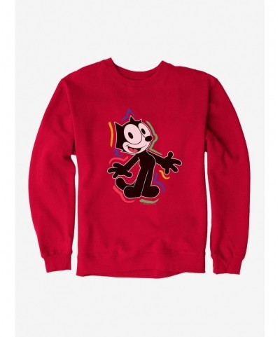 Discount Sale Felix The Cat 90s Highlights Sweatshirt $10.04 Sweatshirts